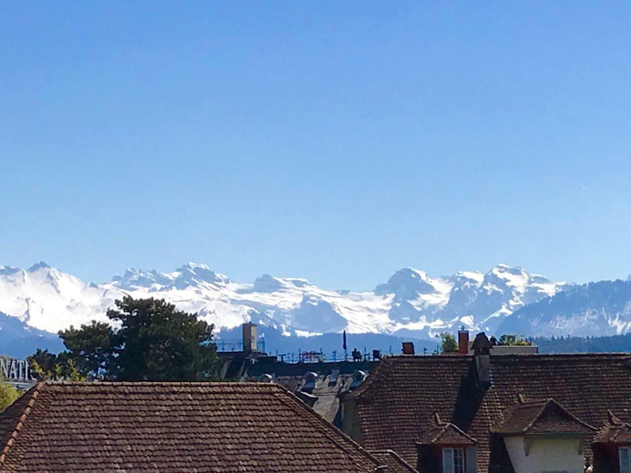 Bright, Central & Modern Apartment Lucerne ภายนอก รูปภาพ